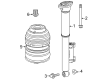 Diagram for Mercedes-Benz E350 Shock Absorber - 214-320-45-03