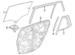 Diagram for Mercedes-Benz Window Run - 296-730-13-00