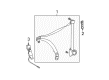 Diagram for Mercedes-Benz ML320 Seat Belt - 163-860-14-85-9A86