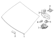 Diagram for Mercedes-Benz E400 Car Mirror - 238-810-38-00-7H52