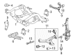 Diagram for Mercedes-Benz ML350 Control Arm Bracket - 166-331-00-00