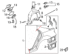 Diagram for Mercedes-Benz Fuel Door - 221-757-00-06