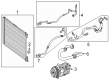 Diagram for Mercedes-Benz CLE53 AMG A/C Hose - 236-830-79-00
