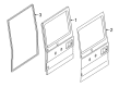 Diagram for Mercedes-Benz G500 Door Seal - 463-740-02-78-64