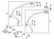 Diagram for Mercedes-Benz E350 Seat Belt - 213-860-07-85-9C94