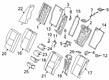 Diagram for Mercedes-Benz CLS450 Seat Heater - 257-906-36-00