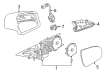 Diagram for Mercedes-Benz E400 Car Mirror - 207-810-17-00