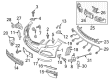 Diagram for Mercedes-Benz E63 AMG Grille - 212-885-13-53