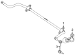 Diagram for Mercedes-Benz C63 AMG S E Performance Sway Bars - 206-326-43-00