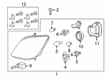 Diagram for Mercedes-Benz Headlight Bulb - 000000-008099