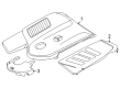 Diagram for Mercedes-Benz E350 Engine Cover - 254-010-87-00