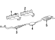 Diagram for Mercedes-Benz E300 Exhaust Pipe - 124-490-37-15
