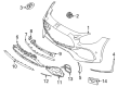 Diagram for Mercedes-Benz AMG GT S Bumper - 190-885-35-01-9999