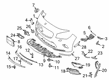Diagram for Mercedes-Benz CLA45 AMG Bumper Cover - 117-880-25-01-9999