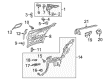 Diagram for Mercedes-Benz E400 Power Window Switch - 238-905-06-01-64-5F24