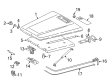 Diagram for Mercedes-Benz G500 Hood Latch - 202-880-02-60