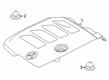 Diagram for Mercedes-Benz E350 Engine Cover - 264-010-24-00