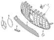 Diagram for Mercedes-Benz CLA45 AMG Grille - 177-880-86-05