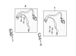 Diagram for Mercedes-Benz E350 Seat Belt - 211-860-15-86-8J17