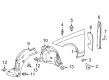 Diagram for Mercedes-Benz Wheelhouse - 218-690-01-30