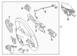 Diagram for Mercedes-Benz B250e Steering Wheel - 218-460-91-03-9E38