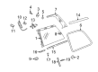 Diagram for Mercedes-Benz EQE 500 SUV Door Seal - 000-998-06-90