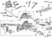 Diagram for Mercedes-Benz CLE53 AMG Battery Tray - 206-620-63-00