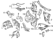 Diagram for Mercedes-Benz C63 AMG S Grille - 205-830-06-03