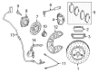 Diagram for Mercedes-Benz SLC43 AMG Brake Caliper Repair Kit - 172-423-05-81