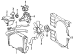 Diagram for Mercedes-Benz E420 Radiator fan - 119-205-00-06