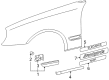 Diagram for Mercedes-Benz CLK430 Emblem - 210-817-16-20