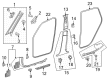 Diagram for Mercedes-Benz GLC350e Weather Strip - 253-697-02-51-9G44