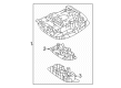 Diagram for Mercedes-Benz Dome Light - 000-900-90-38-9051