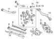 Diagram for Mercedes-Benz E350 Control Arm - 206-352-02-00