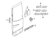 Diagram for Mercedes-Benz Sprinter 3500 Emblem - 906-817-08-16