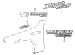 Diagram for Mercedes-Benz AMG GT 63 S Emblem - 290-817-37-00