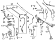 Diagram for Mercedes-Benz E450 Wiper Arm - 238-820-03-01