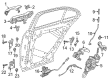 Diagram for Mercedes-Benz EQB 250+ Exterior Door Handle - 099-760-15-59-64-9149