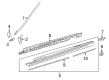 Diagram for Mercedes-Benz GLS550 Pillar Panels - 166-690-11-80