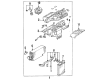 Diagram for Mercedes-Benz S320 Heater Control Valve - 001-830-14-84