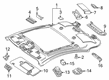 Diagram for Mercedes-Benz S65 AMG Sun Visor - 217-810-12-10-9E38