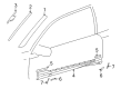 Diagram for Mercedes-Benz CLK320 Pillar Panels - 208-690-08-87