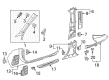 Diagram for Mercedes-Benz C300 Pillar Panels - 205-690-80-06-9F93