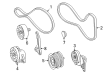 Diagram for Mercedes-Benz E55 AMG Timing Belt Idler Pulley - 113-202-04-19