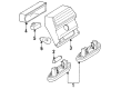Diagram for Mercedes-Benz 300TE Light Socket - 124-826-00-82