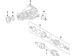 Diagram for Mercedes-Benz ML450 Axle Shaft - 164-350-12-10