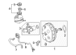 Diagram for Mercedes-Benz E400 Brake Booster Vacuum Hose - 212-430-41-29