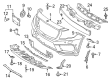 Diagram for Mercedes-Benz GLA45 AMG Bumper Cover - 156-880-97-01-9999