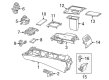 Diagram for Mercedes-Benz C63 AMG Center Console - 204-680-09-52-9051