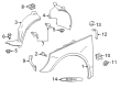 Diagram for Mercedes-Benz R350 Wheelhouse - 251-880-28-05